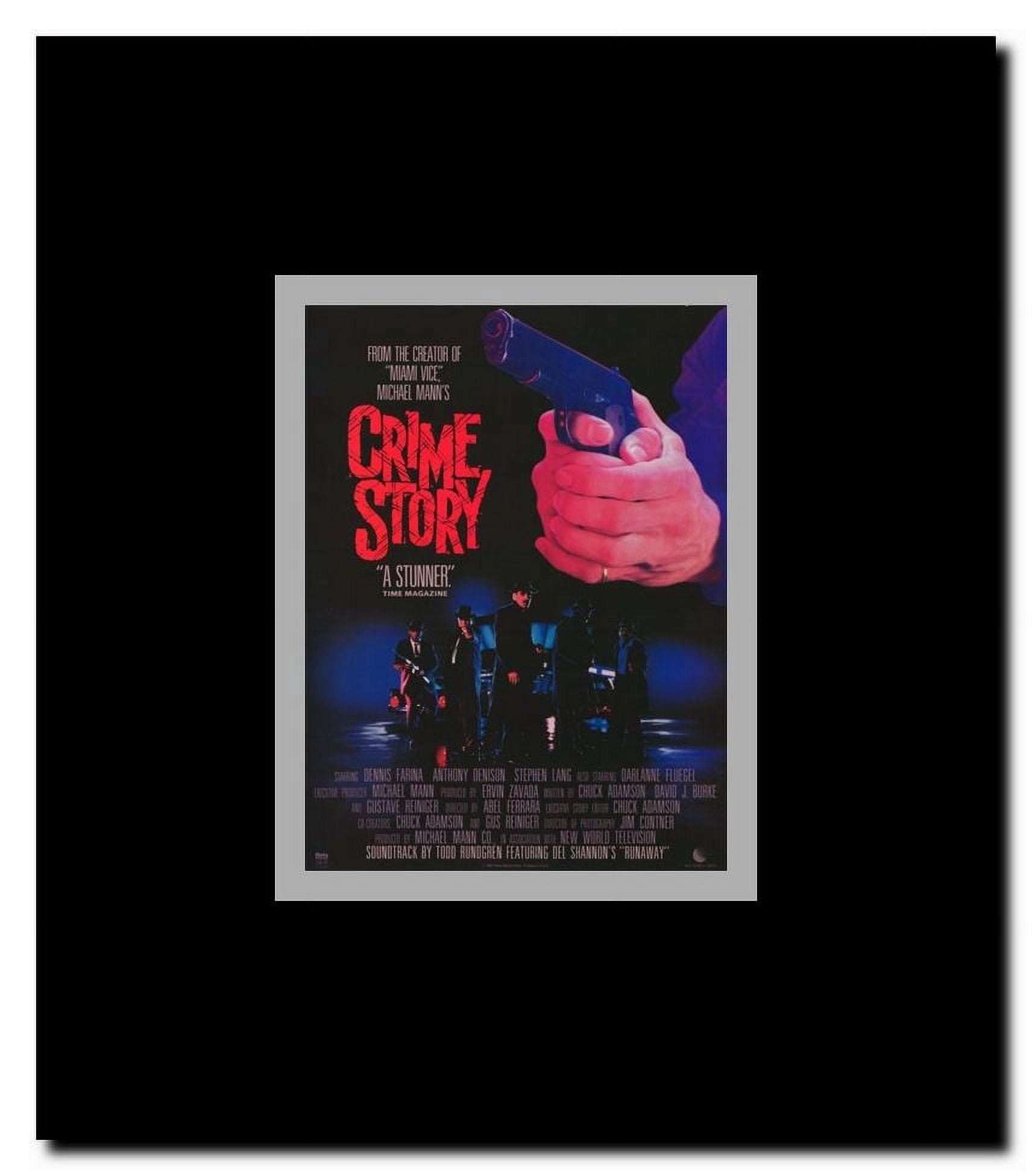 Crime Story Framed Movie Poster