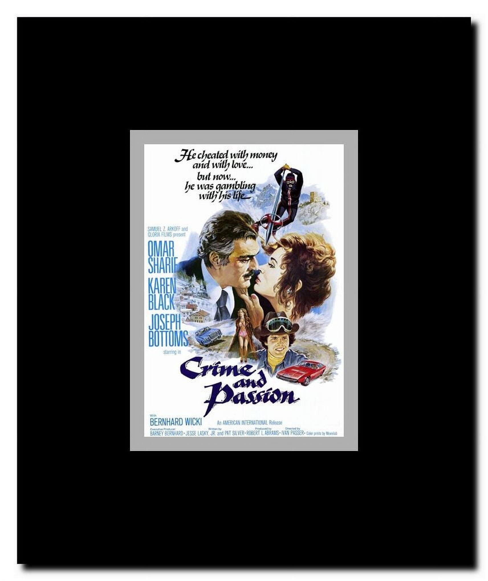 Crime and Passion Framed Movie Poster