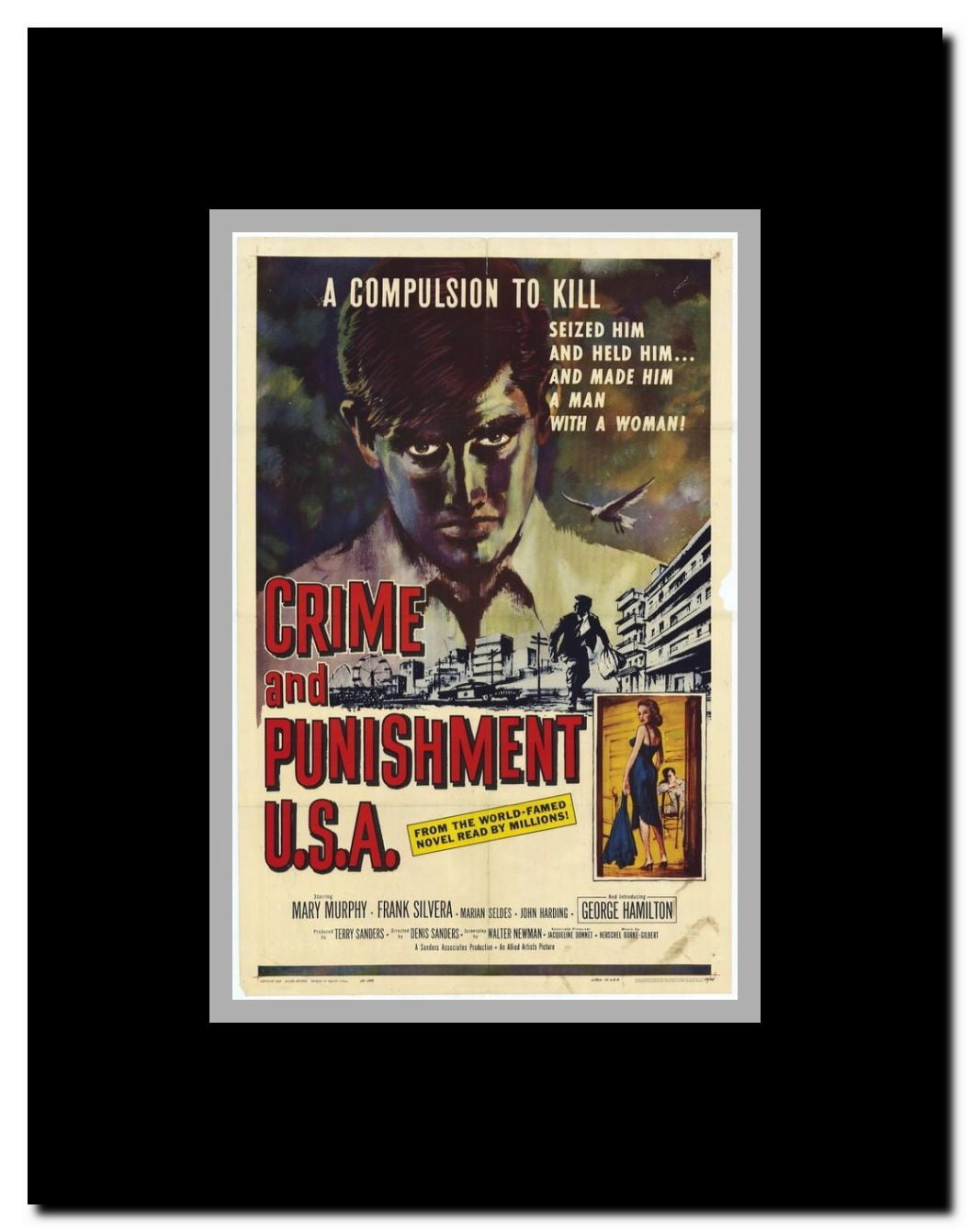 Crime and Punishment U.S.A. Framed Movie Poster