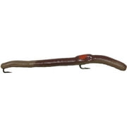 K&E Tackle Stopper Worm Rival Hand Tied Scented Worm 2.5 - Natural