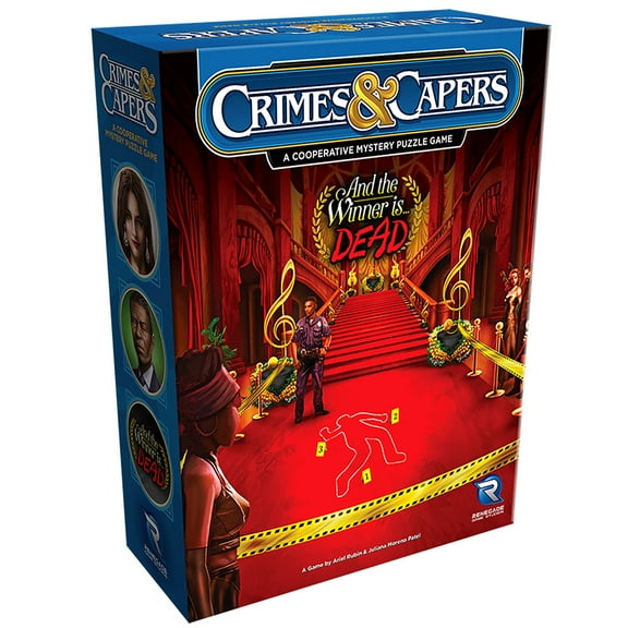 Crimes & Capers And the Winner is... DEAD! Mystery Boardgame, Renegade Games Studios, Ages 14+, 4-6 Players, 90 Min