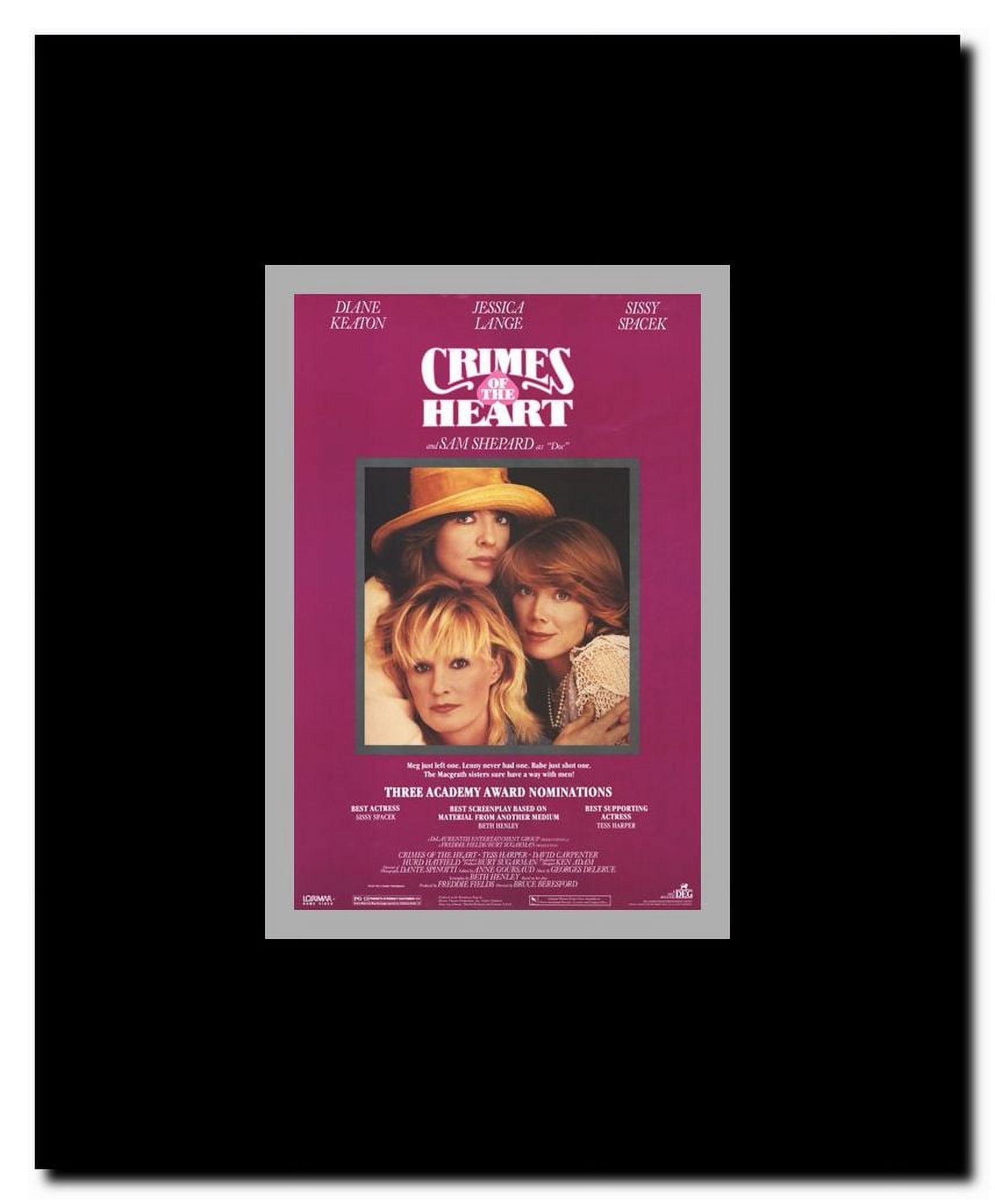 Crimes of the Heart Framed Movie Poster