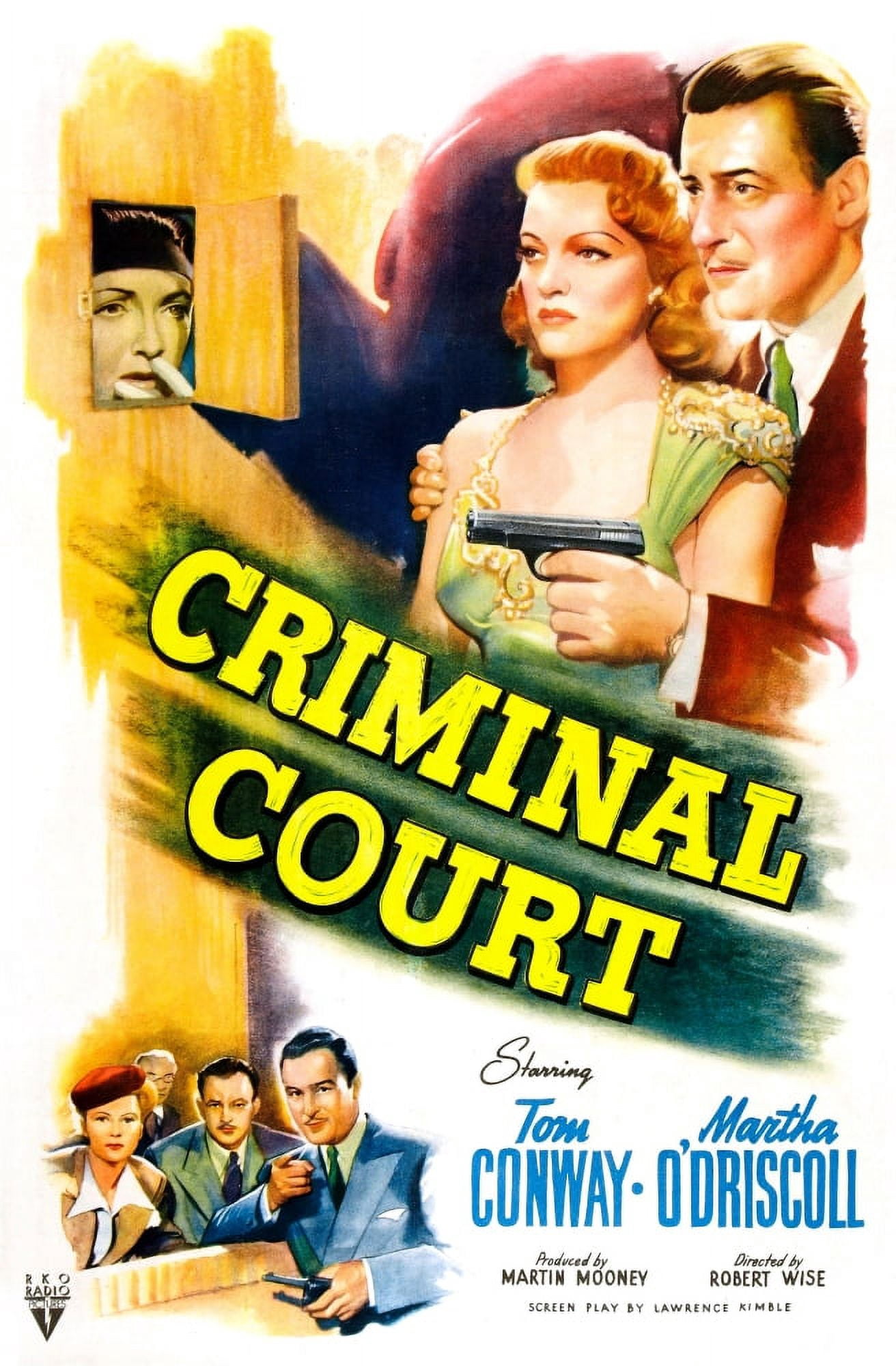 Criminal Court U Canvas Art - (24 x 36)