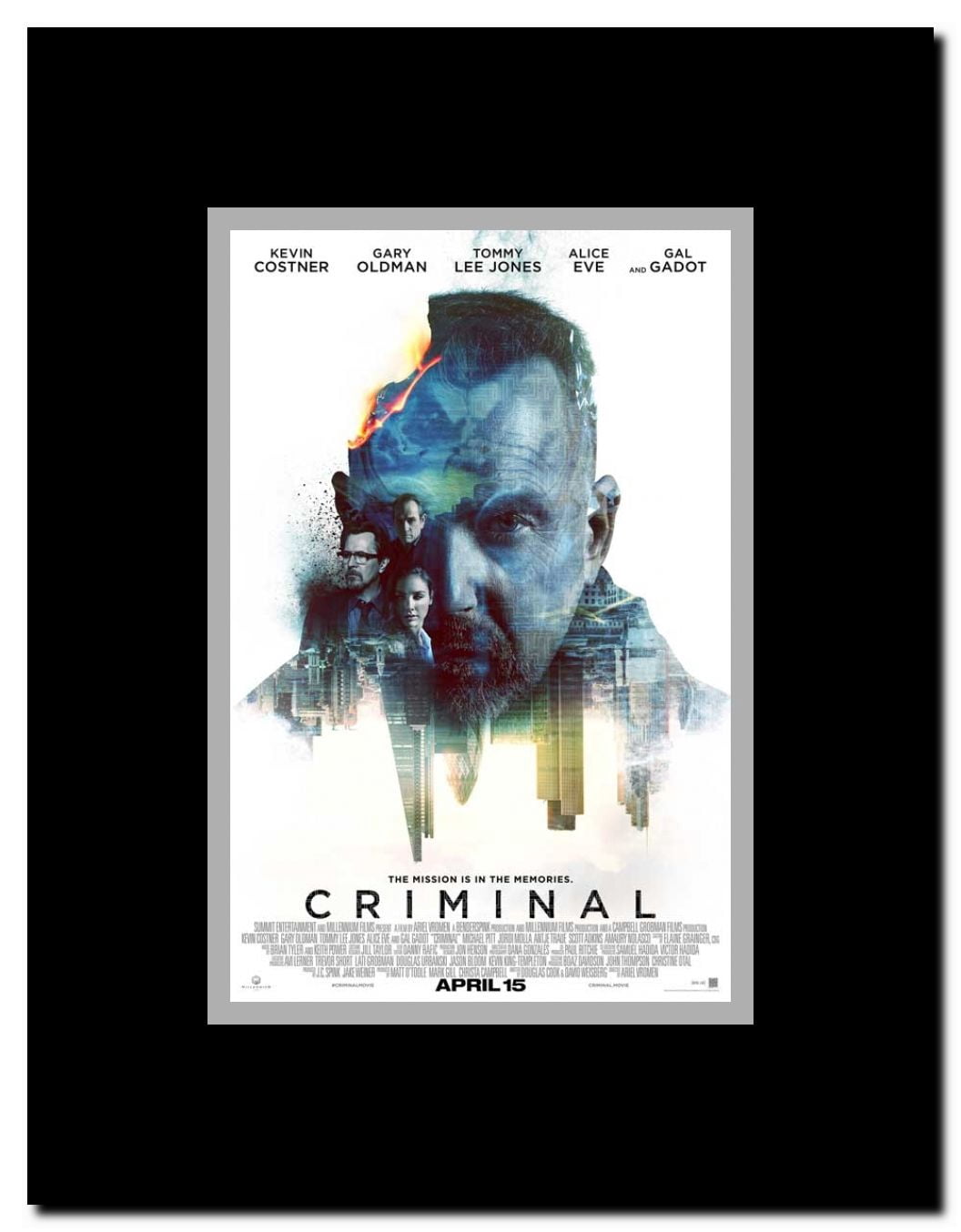 Criminal Framed Movie Poster