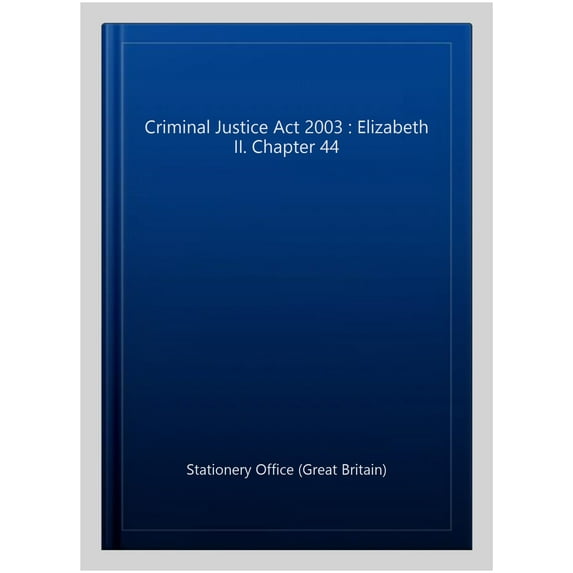 Criminal Justice Act 2003