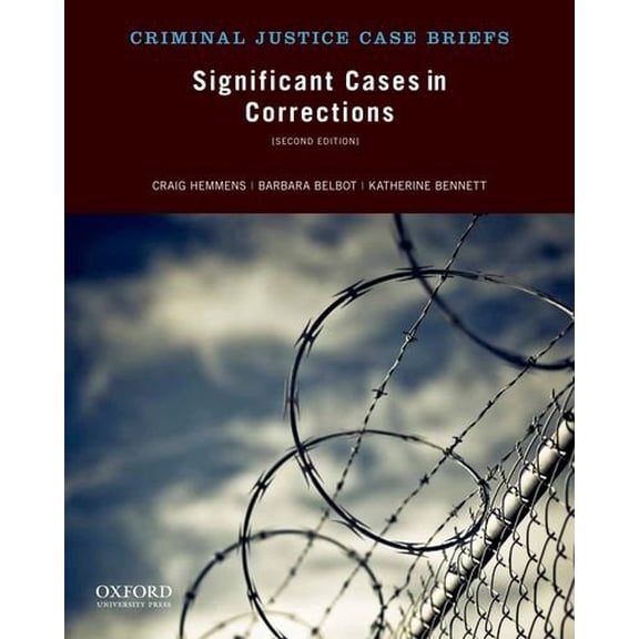 Pre-Owned Criminal Justice Case Briefs Significant Cases in Corrections, (Paperback)