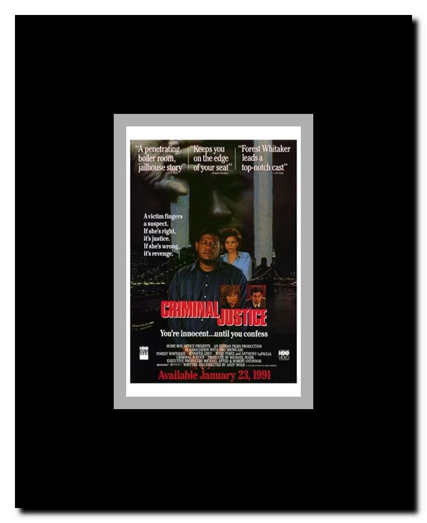 Criminal Justice Framed Movie Poster