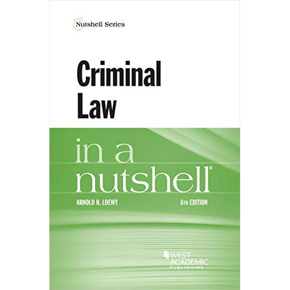 Pre-Owned Criminal Law in a Nutshell (Nutshells) (Paperback) 1640201939 9781640201934