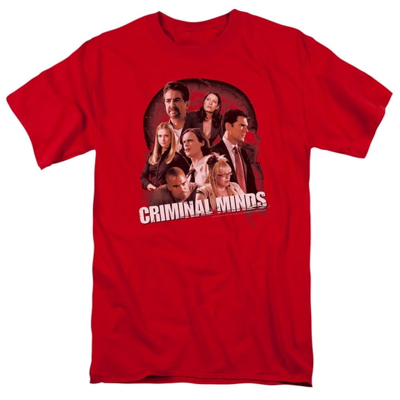 Criminal Minds Men's Brain Trust T-shirt Small Red
