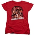 thumbnail image 1 of Criminal Minds Brain Trust Women's T-Shirt Red, 1 of 1