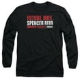 thumbnail image 1 of Criminal Minds Future Bride Long Sleeve Adult 18/1 T-Shirt Black, 1 of 1
