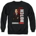 thumbnail image 1 of Criminal Minds Hotch Adult Crewneck Sweatshirt Black, 1 of 1