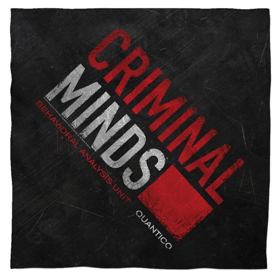 Criminal Minds Logo Bandana White