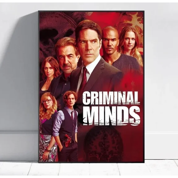 Criminal Minds Poster Thomas Gibson Wall Art Rolled Print 4 Home Decor Office Wall Art