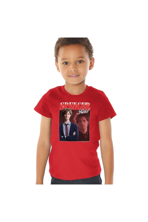 Spencer Reid Bootleg Kids T Shirt (3) for Toddler Boys and Girls, Black