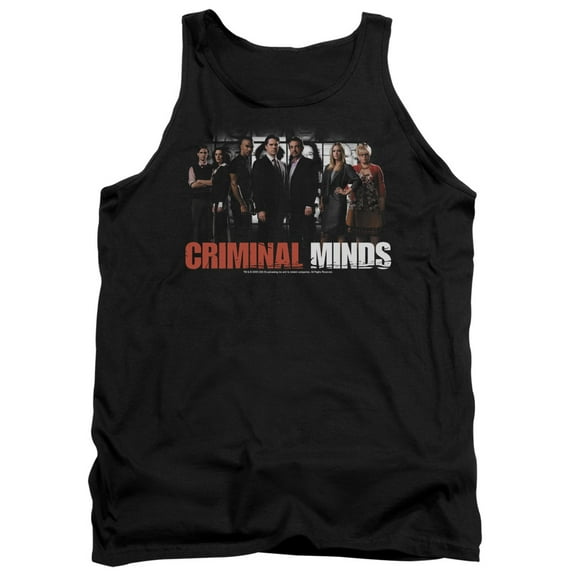Criminal Minds The Brain Trust Adult Tank Top Black