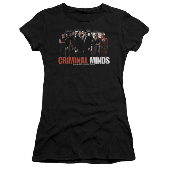 Criminal Minds The Brain Trust Junior Women's Sheer T-Shirt Black
