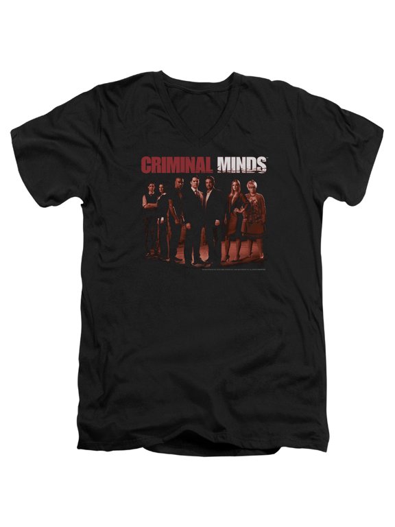 Criminal Minds - The Crew - Slim Fit V Neck Shirt - Large