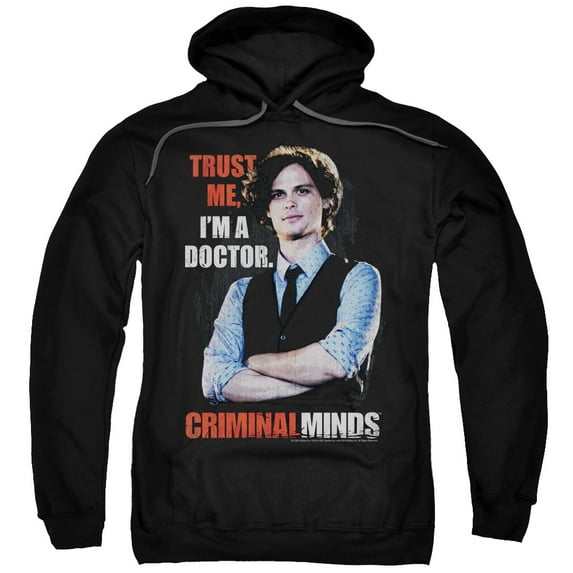 Criminal Minds Trust Me Adult Pullover Hoodie Sweatshirt Black