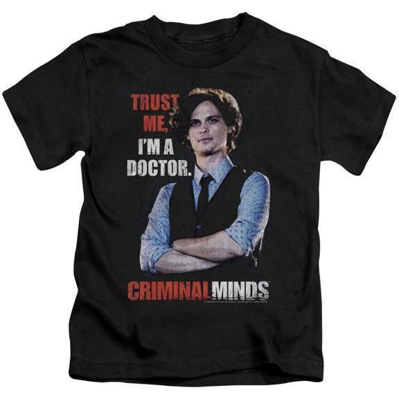 Criminal Minds Trust Me Youth 18/1 T-Shirt Black