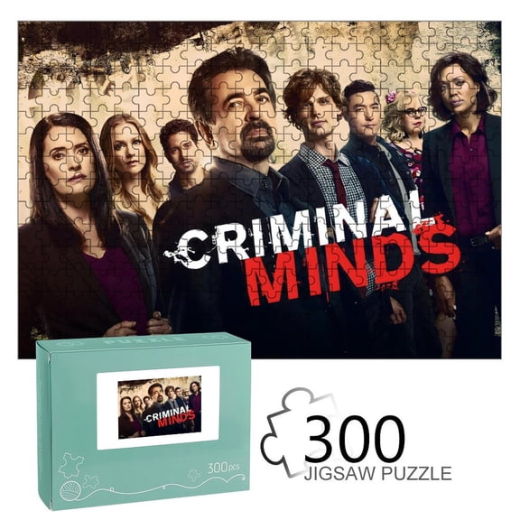 Criminal Minds-themed Wooden jigsaw Puzzle for home Decoration or gift for fans friend,family.300pc