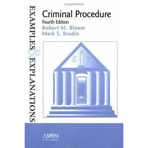Pre-Owned Criminal Procedure: Examples and Explanations (Examples & Explanations) (Paperback) 0735539685 9780735539686