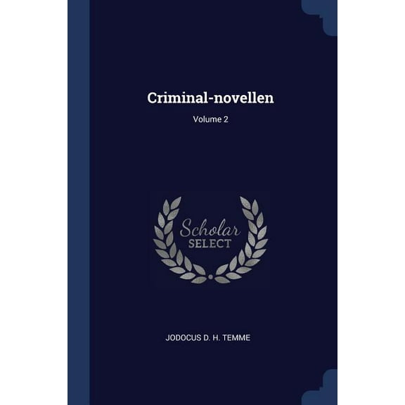 Criminal-novellen; Volume 2 (Paperback)