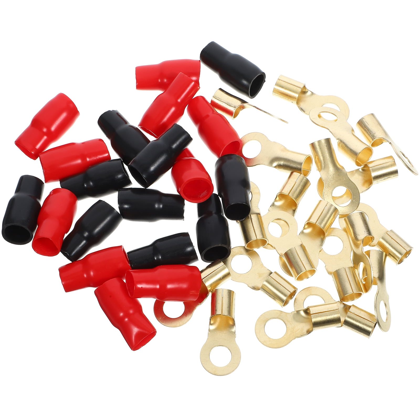 Crimp Ring Terminal 4 Gauge Wire Terminals Rubber Conectores Electricos