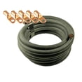 thumbnail image 1 of Crimp Supply Ultra-Flexible Car Battery/Welding Cable - 4 Gauge, Black - 100 Feet - and 5 Copper Lugs, 1 of 5