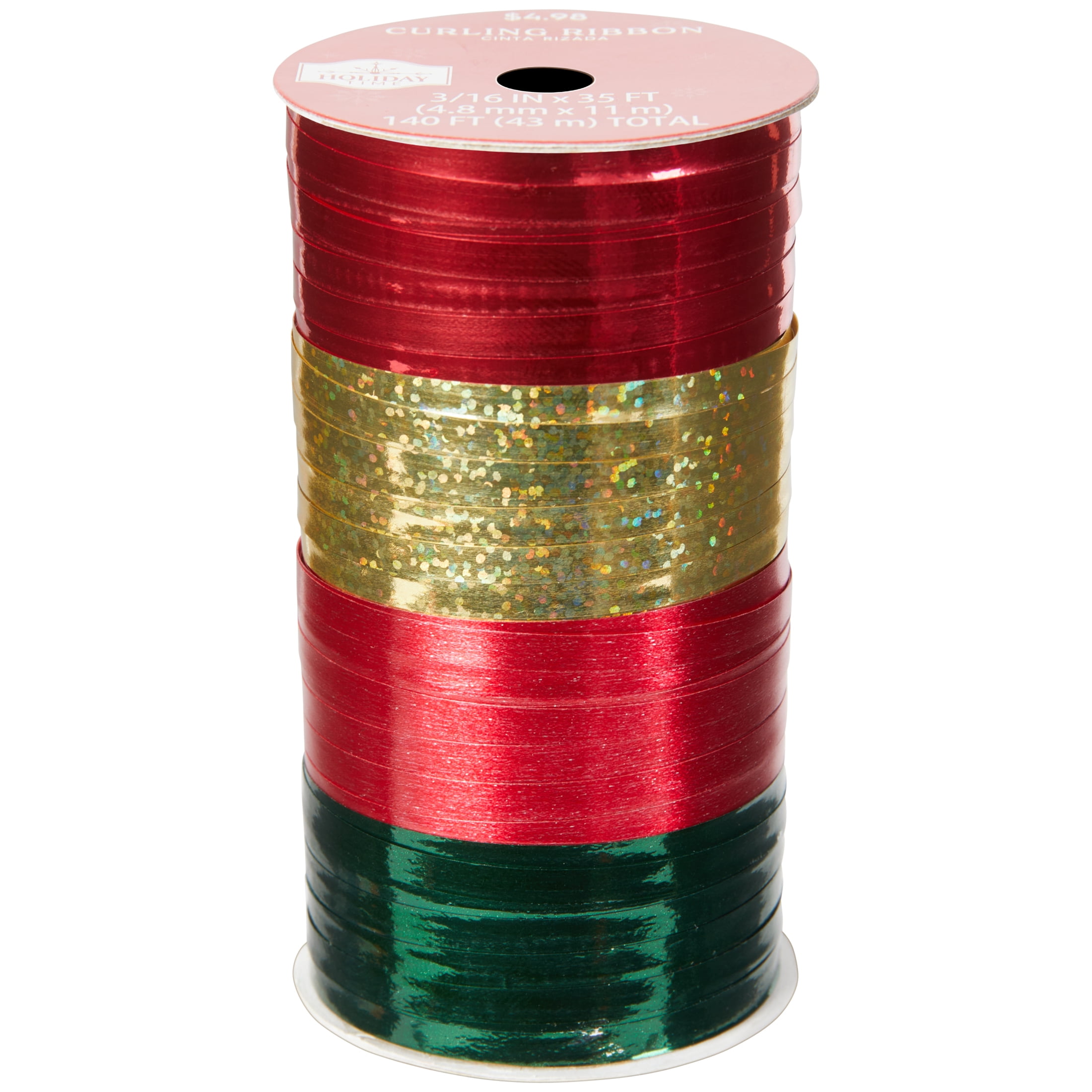 Value Ribbon Crimped 3/16 x 500 yd Curling Ribbon for Gift Wrapping, Teal Ribbons for Crafts, Art Supplies and Birthday Gifts for Women and Men