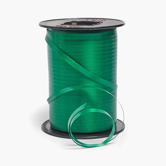 Crimped Curling Ribbon, 3/16 Inches Wide x 510 Yards - Emerald Green ...