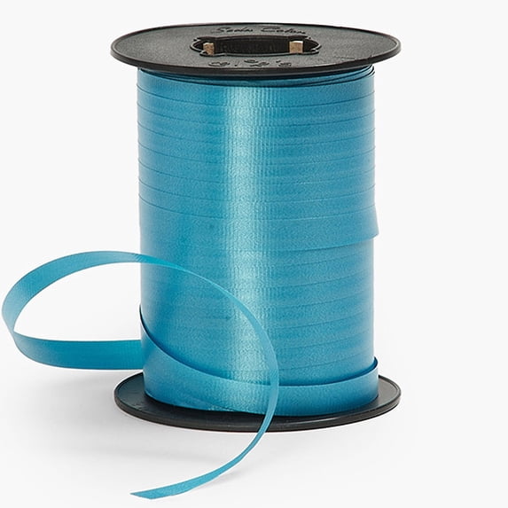 Crimped Curling Ribbon, 3/8 Inches Wide x 260 Yards - Caribbean Blue ...