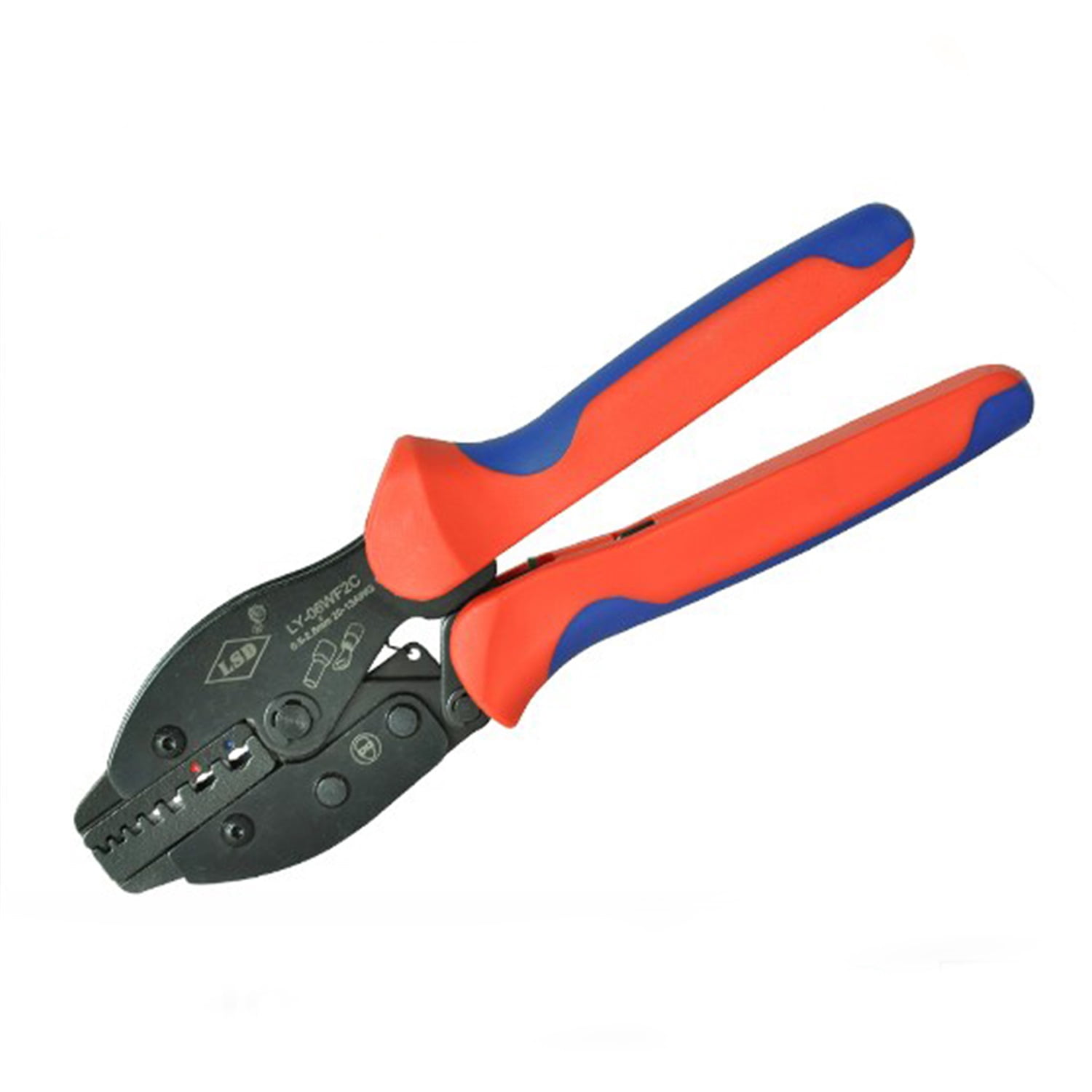 Crimper Pliers,Manual Electrician Special Applies to Coaxial Cable Line 0.5-2.5mm² Crimping Hand Tools ,Durability That Lasts