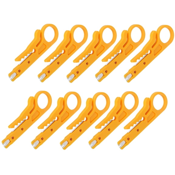 Crimping 10Pcs Wire Stripper Multi Purpose Mini Cable Crimping Stripping Pliers Tool for Electrician