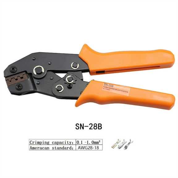 Crimping Pliers Set SN-28B 1550Pcs Kit For 2.54/2.8/3.0/3.96/4.8 Spring Terminal Electrical Clamp Tools 0.1-1.5(mm2) ,Built to Last