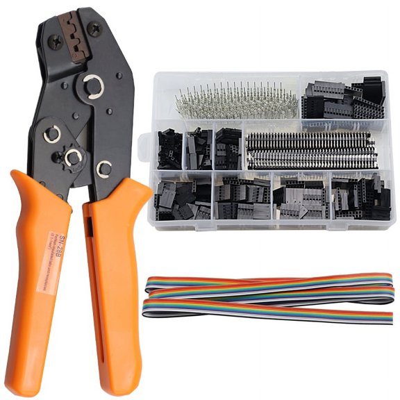 Crimping Pliers Set SN-28B 1550Pcs Kit For 2.54/2.8/3.0/3.96/4.8 Spring Terminal Electrical Clamp Tools 0.1-1.5(mm2) ,Durability That Lasts