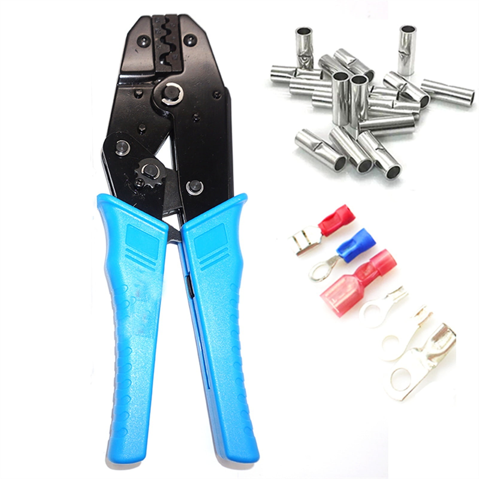 Crimping Pliers Terminal Crimping Tools For Non Insulated Butt Splice Connectors OT UT Terminals Close End Wire Terminal ,Durability That Lasts