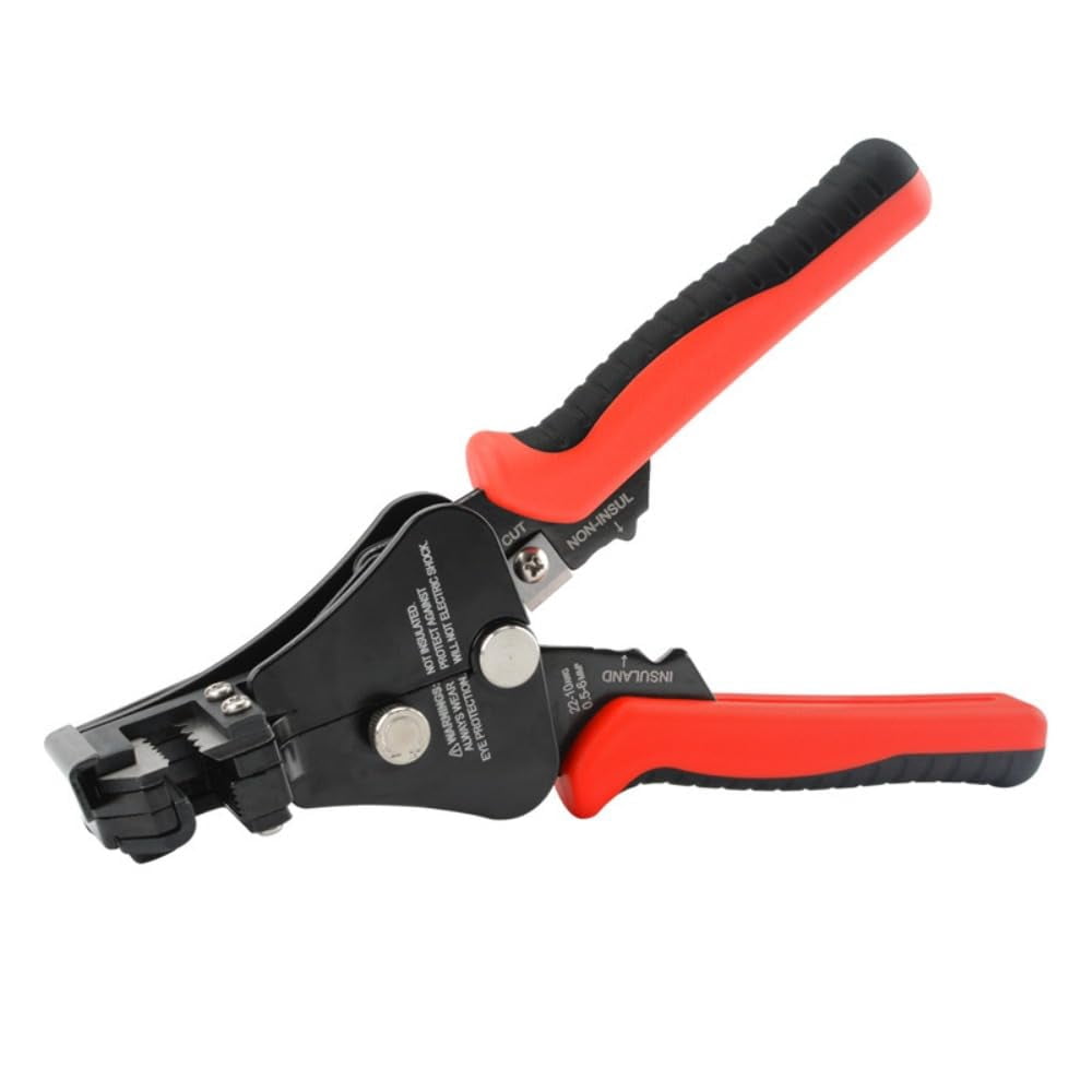 Crimping Pliers Wire Stripper Tool With Non-slip Ergonomic Curved Handle Insulation High Strength Zinc Alloy Head Corrosion-resistant Cable Crimping Pliers Multifunctional