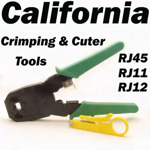 Crimping Tool Wire Stripper Crimper Cutter Network Pliers Punch Down Rj45 8P8C