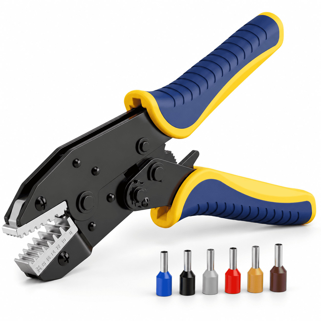 Ferrlule Crimping Tool for Ferrule Terminals AWG 24-8 Wire End Sleeves - Walmart.com