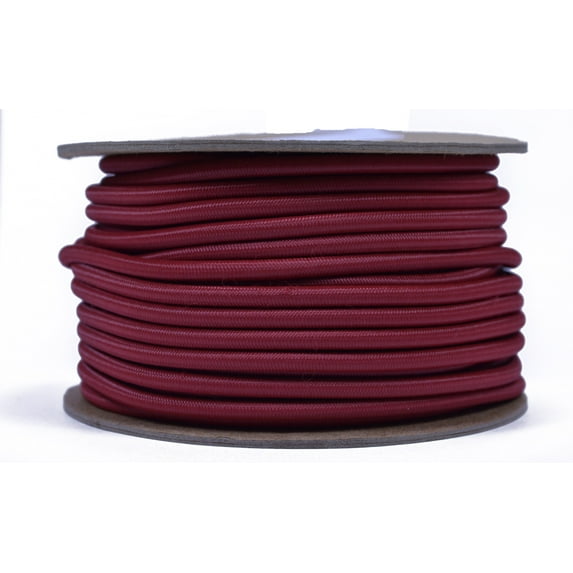 Crimson 3/16 inch Shock Cord - 100 Feet Marine Grade Shock Bungee Cord - USA