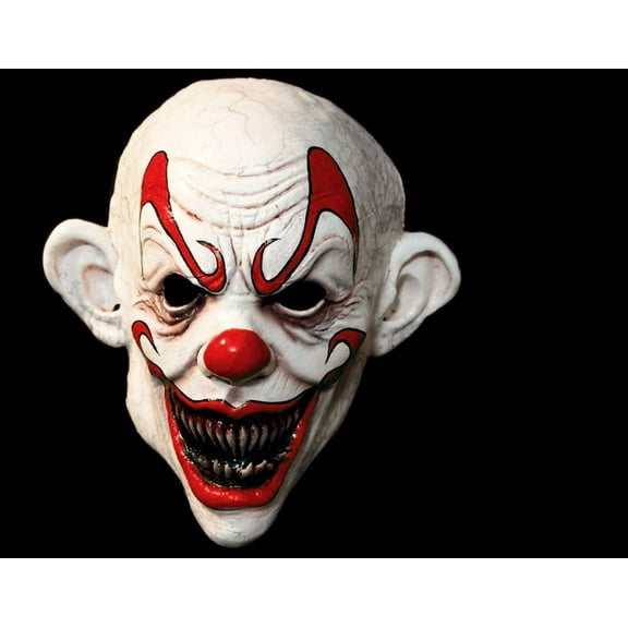 Crimson Clown - Lord Grimley's Manor Halloween Adult Unisex Latex Half Mask