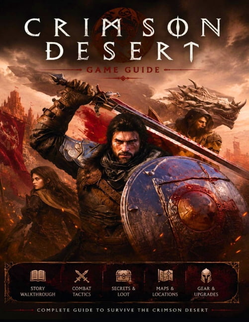 Crimson Desert Book: The Ultimate Guide Complete Walkthrough, Secrets, Strategies, (Paperback)