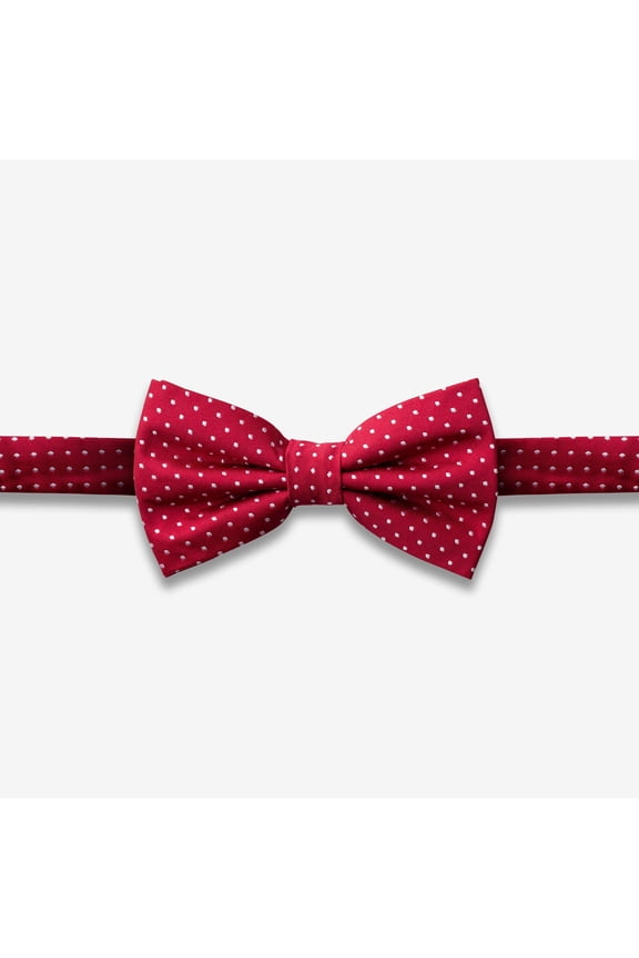 Men's Dotted Bowtie - Bow Ties Ready to Wear - Pretied Adjustable Ties for Short or Tall Men