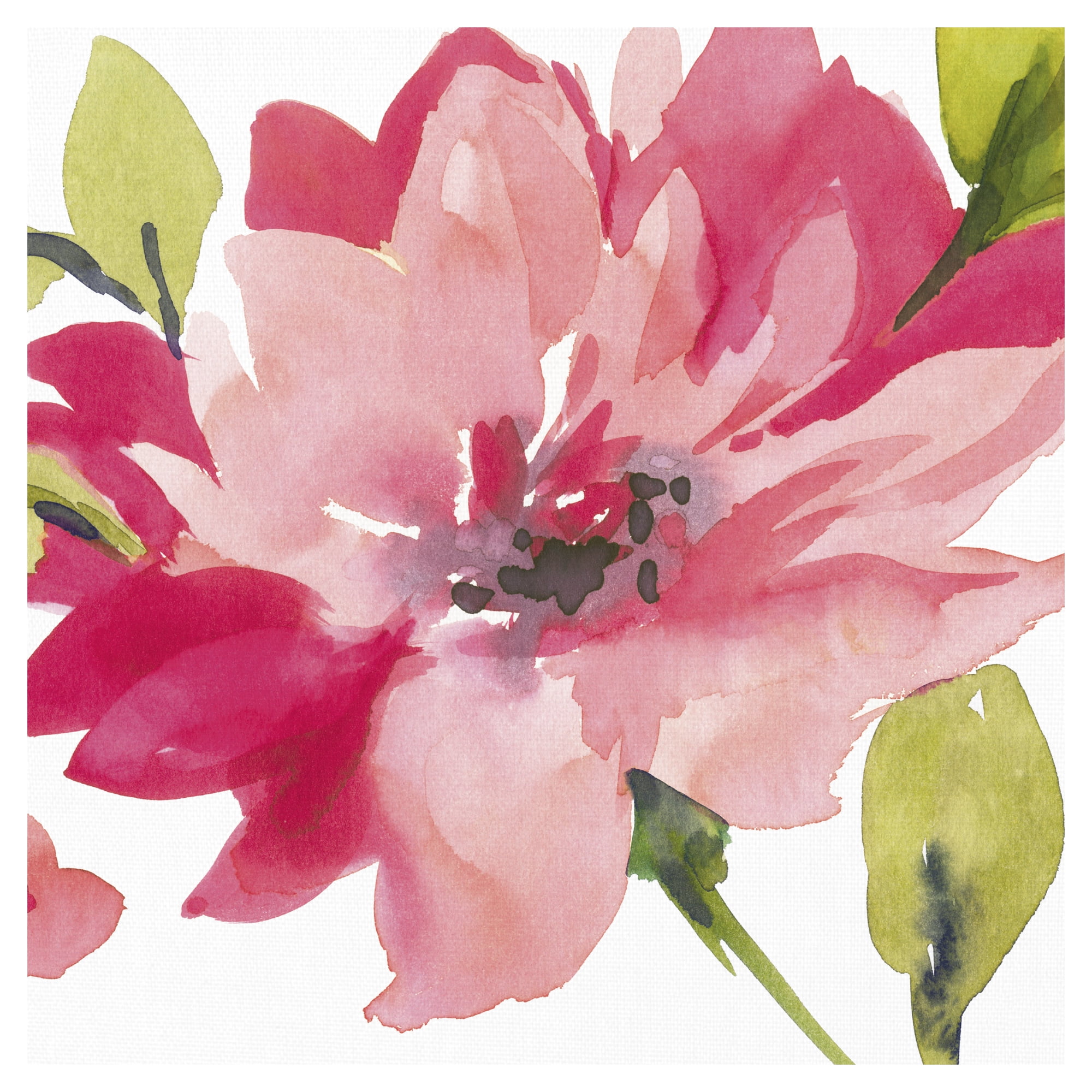 Crimson Flower II by Sandra Jacobs Canvas Art Print