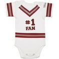 thumbnail image 1 of Crimson & Gray - 0-6 Months Infant Onesie, 1 of 4