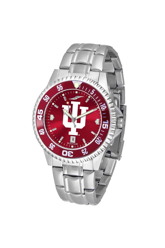 Crimson Indiana Hoosiers Competitor Steel AnoChrome Color Bezel Watch