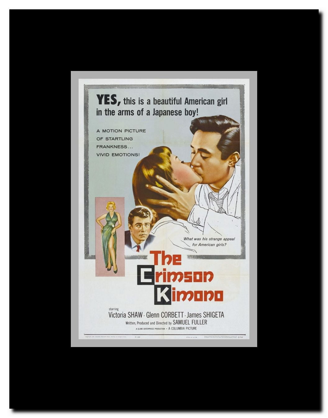 Crimson Kimono Framed Movie Poster