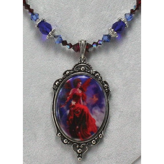 Crimson Lilly Necklace