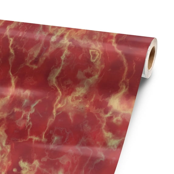 Crimson Marble 96” x 52” Vinyl Wrap Sheet for large or custom items | 3M wrap DIY to custom skin gear of all types and sizes, including vehicles, boats, appliances, furniture, atv’s,